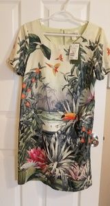 Tropical shift dress